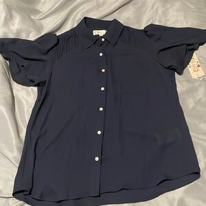 Nanette Lepore Blouse in Navy blue. Brand new. Size medium